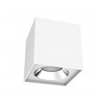 Светильник LED "ВАРТОН" DL-02 Cube накладной 100*110 12W 4000K 35° RAL9010 белый матовый