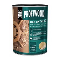 Лак яхтный PROFIWOOD атмосферостойкий алкидно-уретановый глянцевый 2.6 л / 2.4 кг